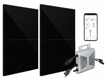 Pearl revolt: revolt 820W (2 × 410W), MPPT-Balkon-Solaranlage + 800W On-Grid-Wechselrichter, App