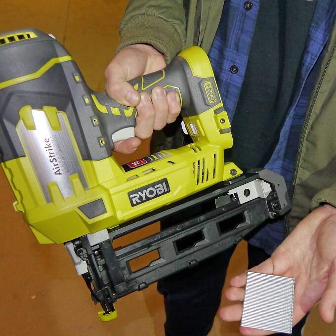 Ryobi Nagler aus dem 18-Volt-Lithium-Akku Programm ONE+.