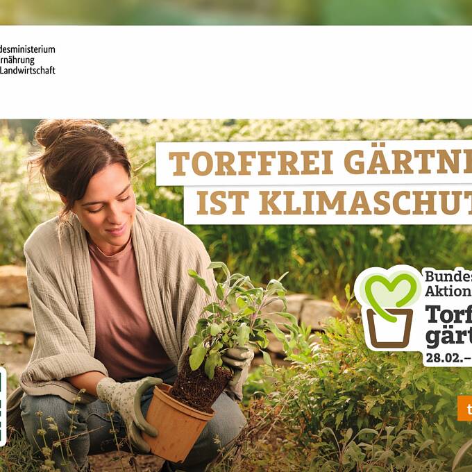 Die bundesweite Aktionswoche „Torffrei gärtnern“ findet vom 28.02. bis zum 09.03.2025 statt.